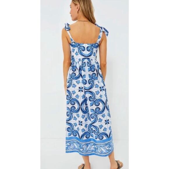 TUCKERNUCK Hyacinth House Moss Printed Russell Mini Dress NWT Medium - Picture 3 of 10